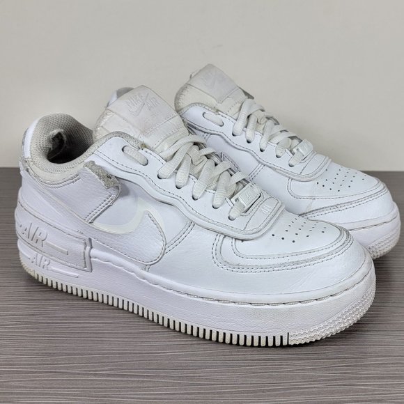Nike Air Force 1 Shadow Sneaker White - Women's US 5 (US 3.5Y) - Picture 5 of 13
